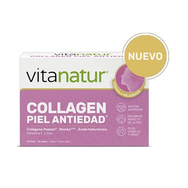 Vitanatur Collagen Skin Anti-Aging 30 Vials Red Fruit Flavor