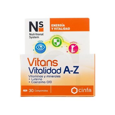 Ns Vitans Vitalidad A-Z 30 Comprimidos