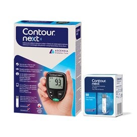 Pack Ascensia Glicosímetro Contour Next + 50 Tiras Reativas Contour Next