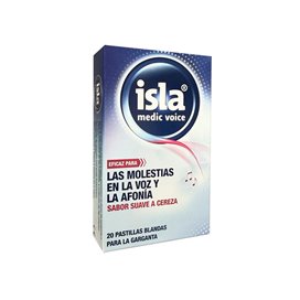 Isla Medic Voice 20 Pastillas Blandas Sabor Suave Cereza