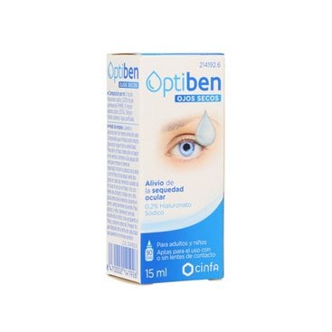 Optiben Ojos Secos Gotas Colirio 15ml