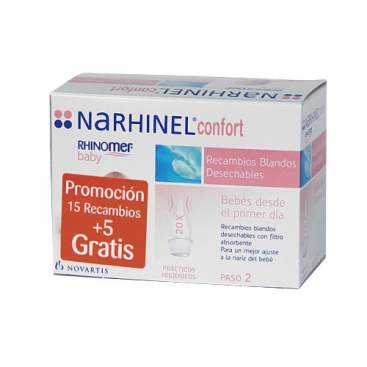 Narhinel Confort Recambios 20 Desechables