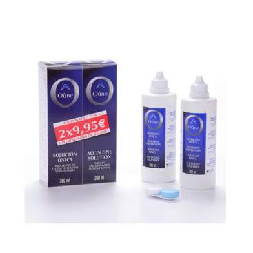 Oûne Lentes De Contacto Blandas Solucion Unica 360Ml 2 U EN