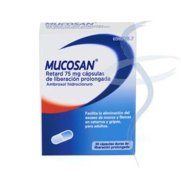 Mucosan Retard 75 Mg 30 Capsulas Liberacion Prolongada