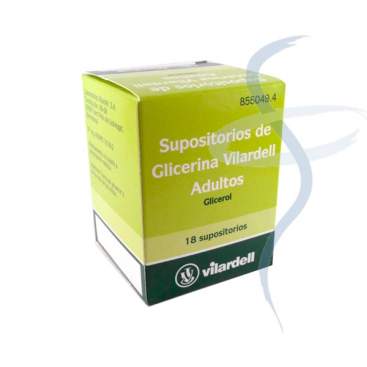 Comprar VILARDELL GLICERINA ADULTOS 18 SUPOSITORIOS.