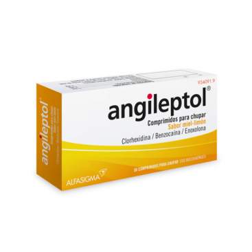 Angileptol 30 Comprimidos Para Chupar Miel-Limon