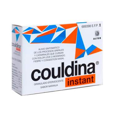 Couldina Instant Con Acido Acetilsalicilico 500/2/7.5 Mg 20 Sobres Efervescentes